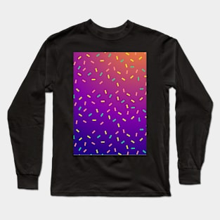 Geometric Pattern Colorful Long Sleeve T-Shirt